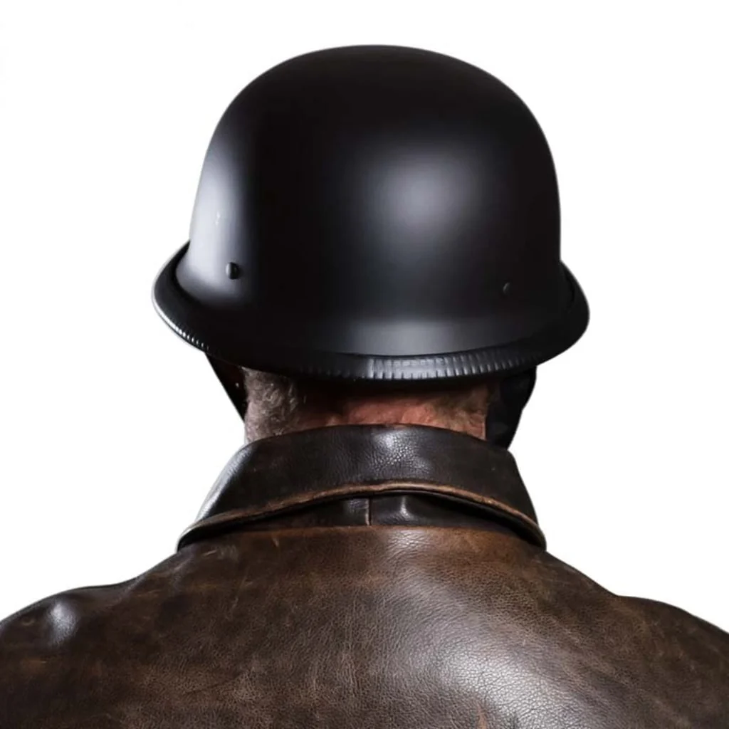 Classic Vintage Design Motorcycle Helmet - Image 3