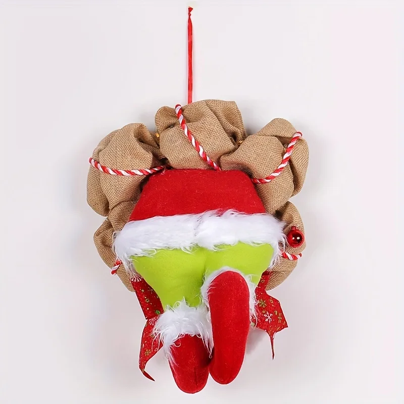 Playful Christmas Wreath with Lappenduim Legs
