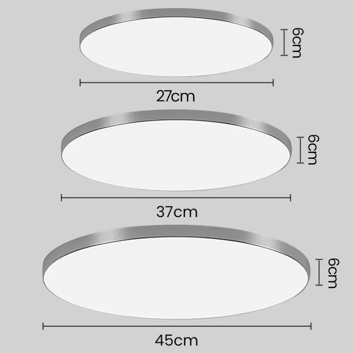 Minimalist Round LED Ceiling Modern Home Decor 66 - Image 36