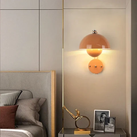 NightBud - Modern Wall Lamp with Mushroom Design