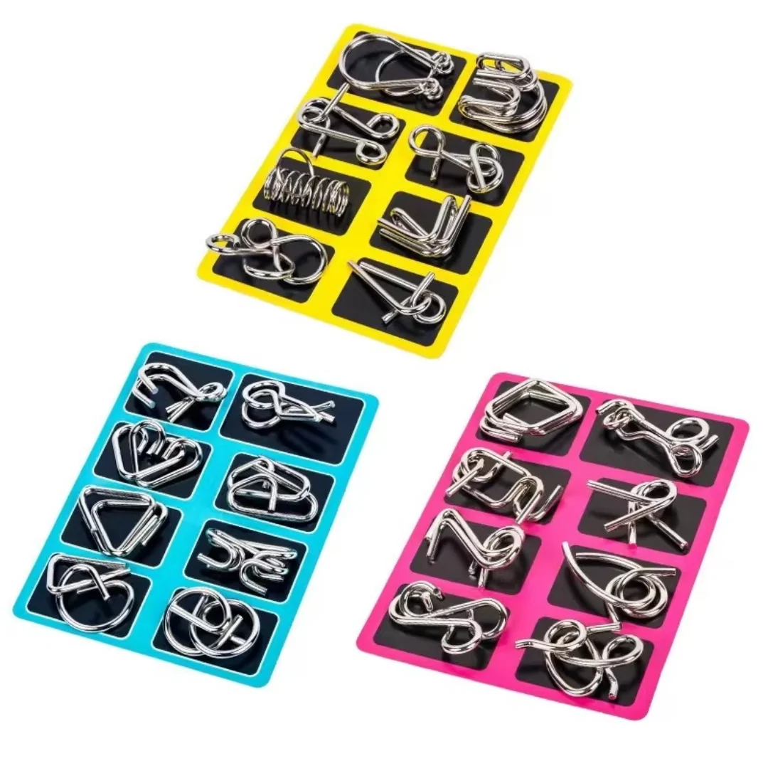 Children's logic brain teaser educational travel set