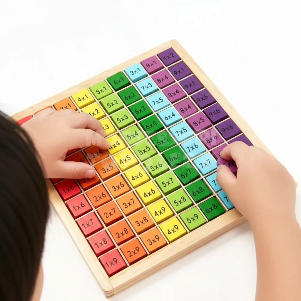 Educational Montessori Wooden Multiplication Board - Image 4