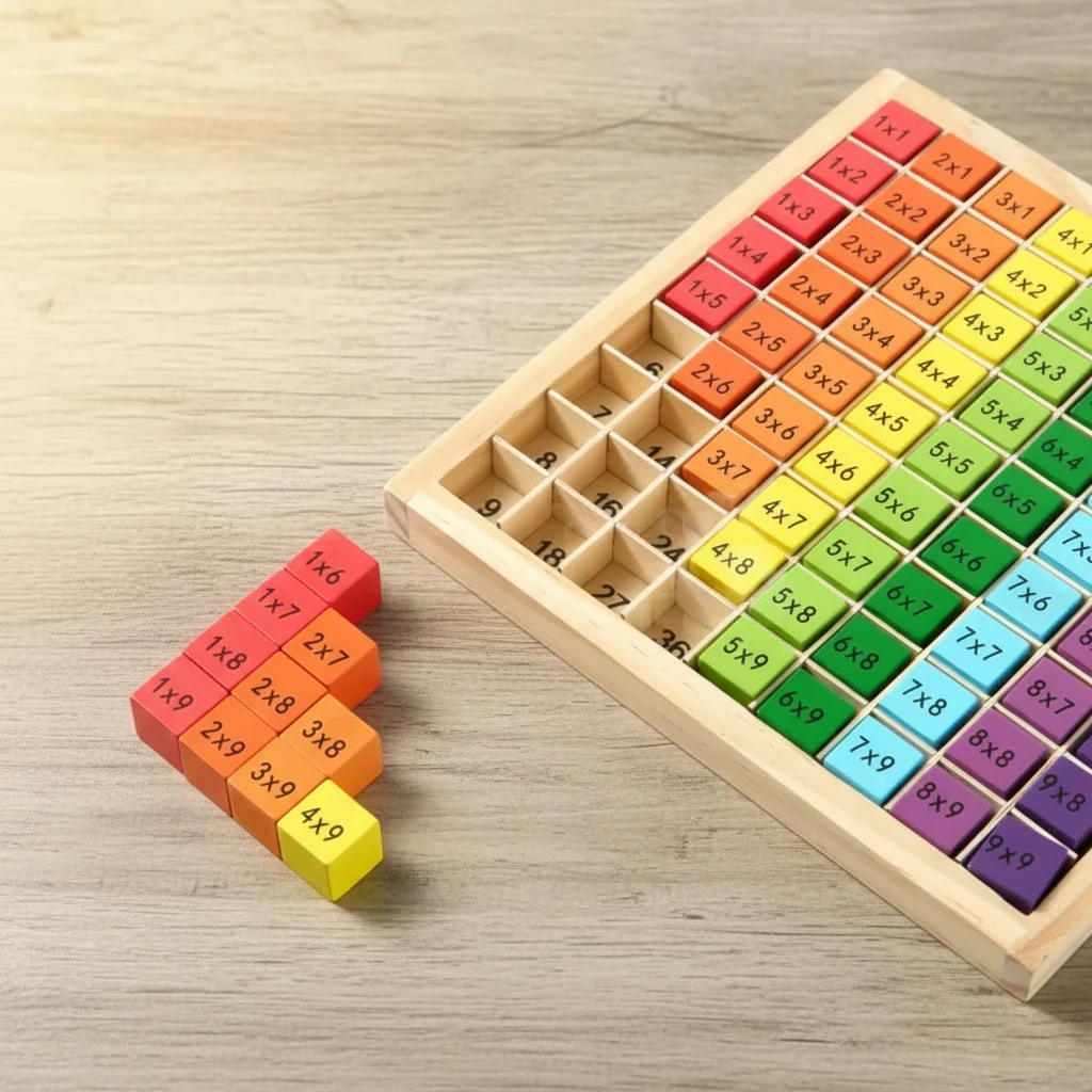 Educational Montessori Wooden Multiplication Board - Image 3