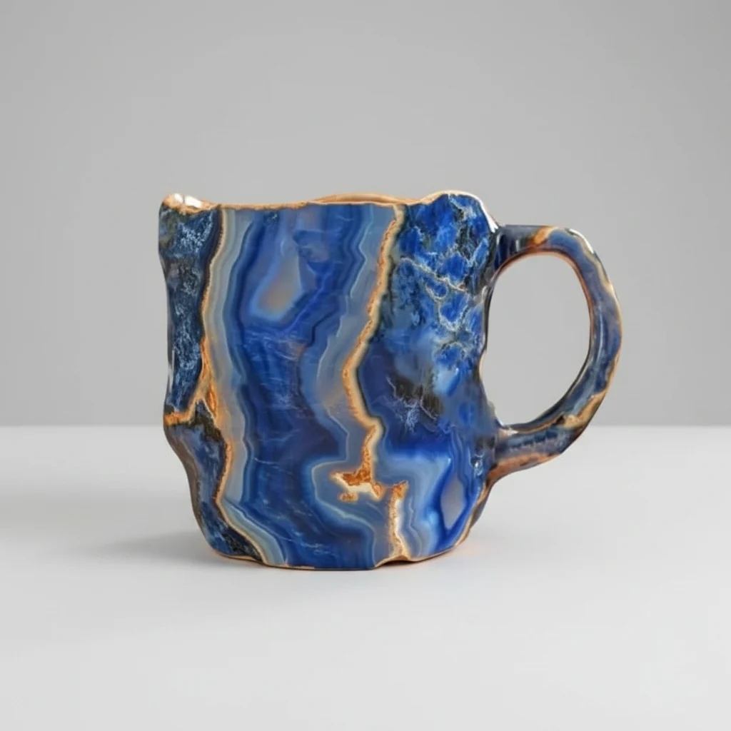 Handcrafted Decorative Mug with Unique and Natural Design - Image 8