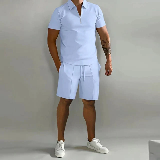 Men's Polo Summer Clothing Set - Summer Outfit - Image 2