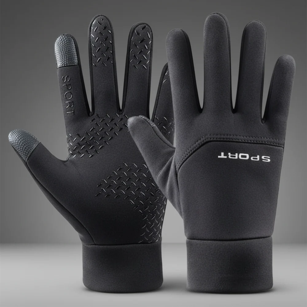 Waterproof Winter Gloves Thermal Touchscreen Grip - Image 2