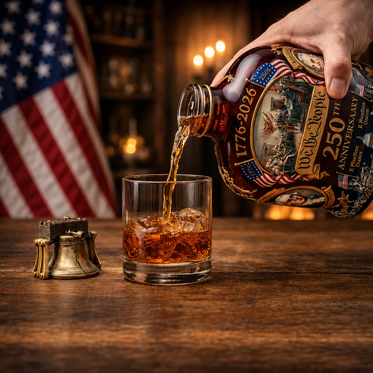 Whiskey Decanter Vintage Design Anniversary Edition - Image 2